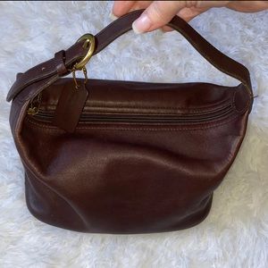Coach Vintage Brown Leather Baguette